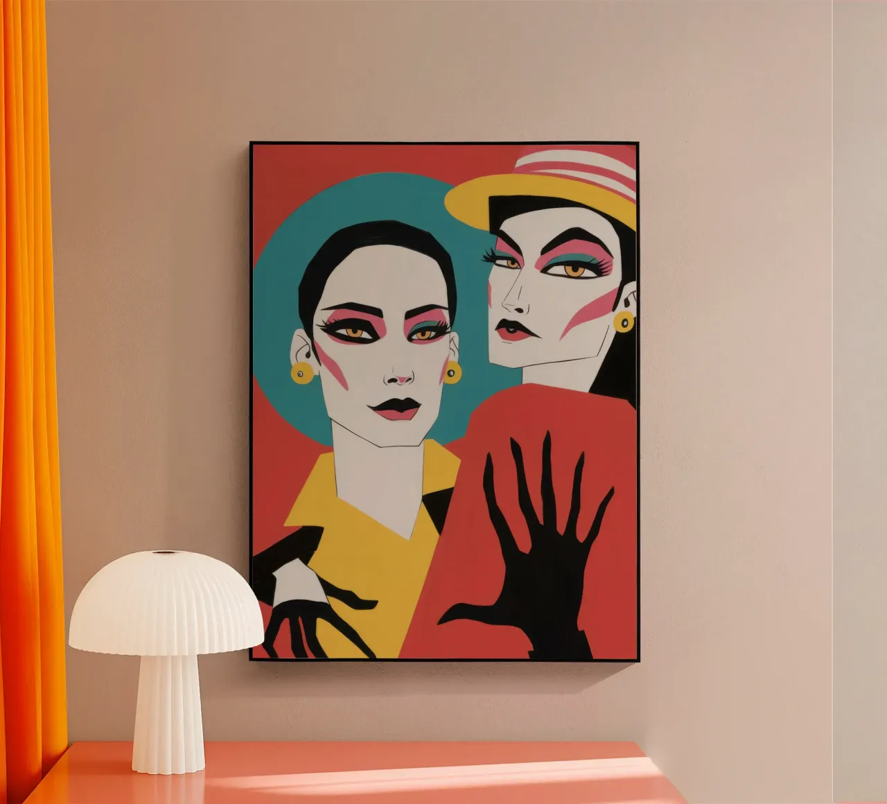 Noir Crimson Bond acrylic glass by Dream Gesso