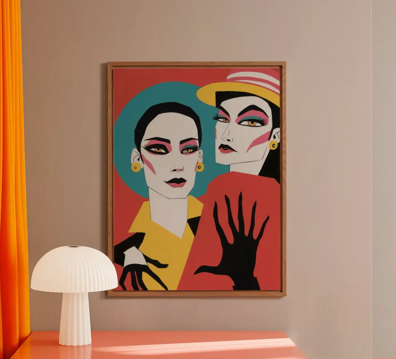 Legame cremisi noir alluminio dibond da Dream Gesso