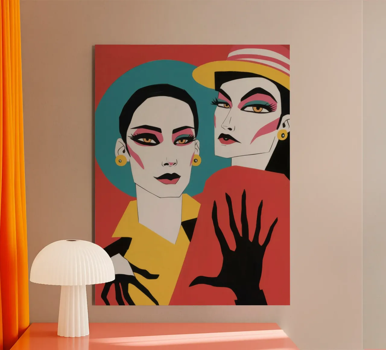 Legame cremisi noir alluminio dibond da Dream Gesso