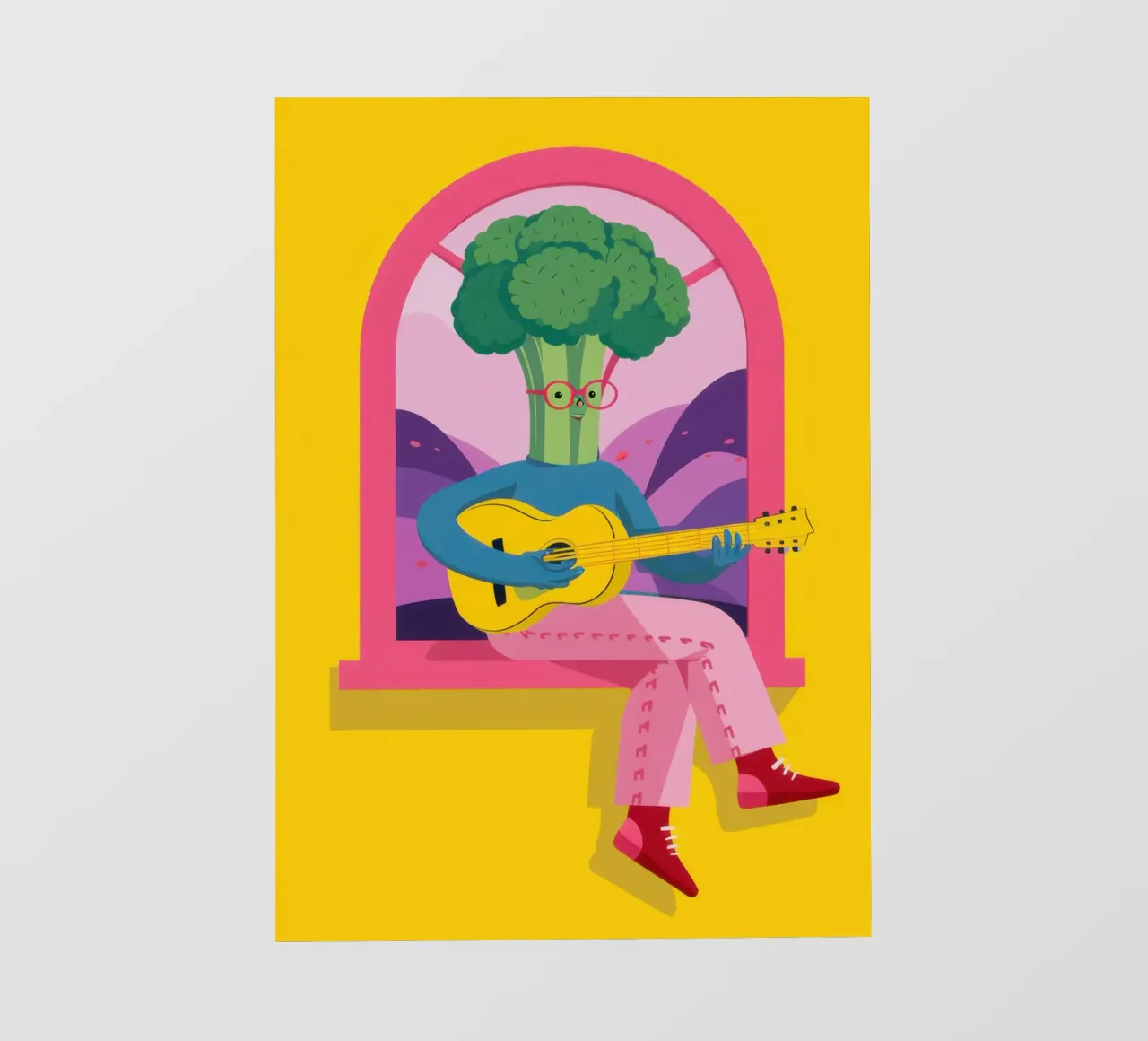 Broccoli Serenade Song telo in pvc da Rain Balance