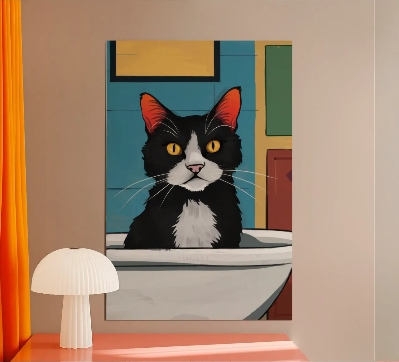L'appestato del bagno poster da Ink Pulse