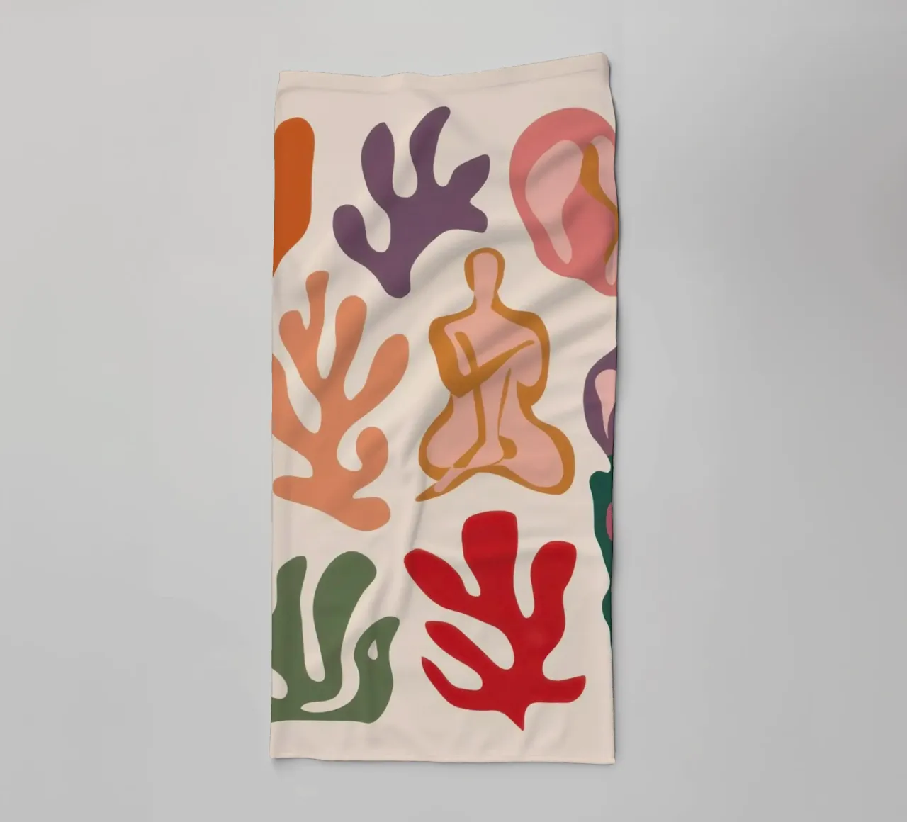 Maraoui Earthy Cutouts towel by Mythy Brush