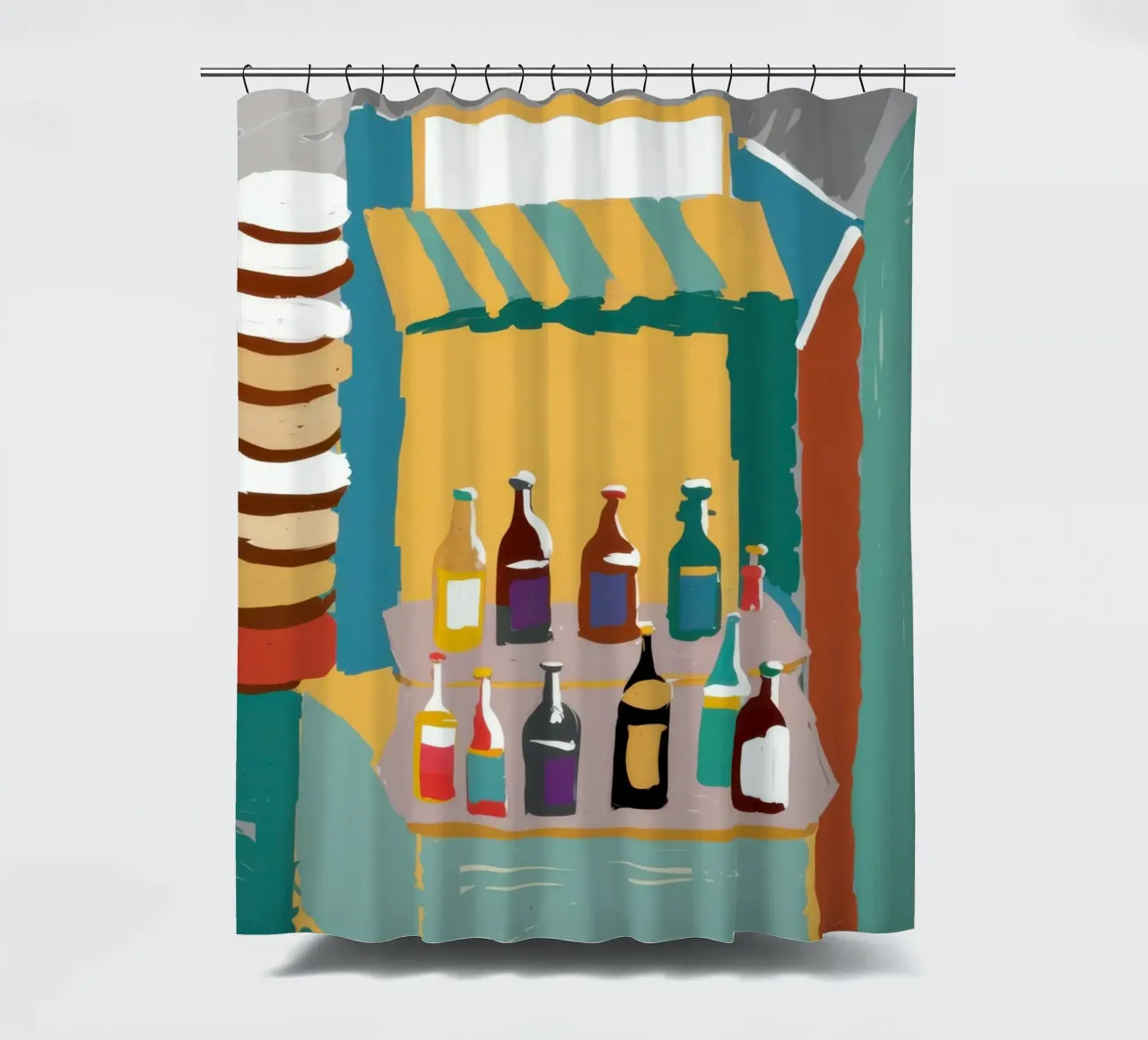 Quaint Bar Front tenda da doccia da Giant Foxs