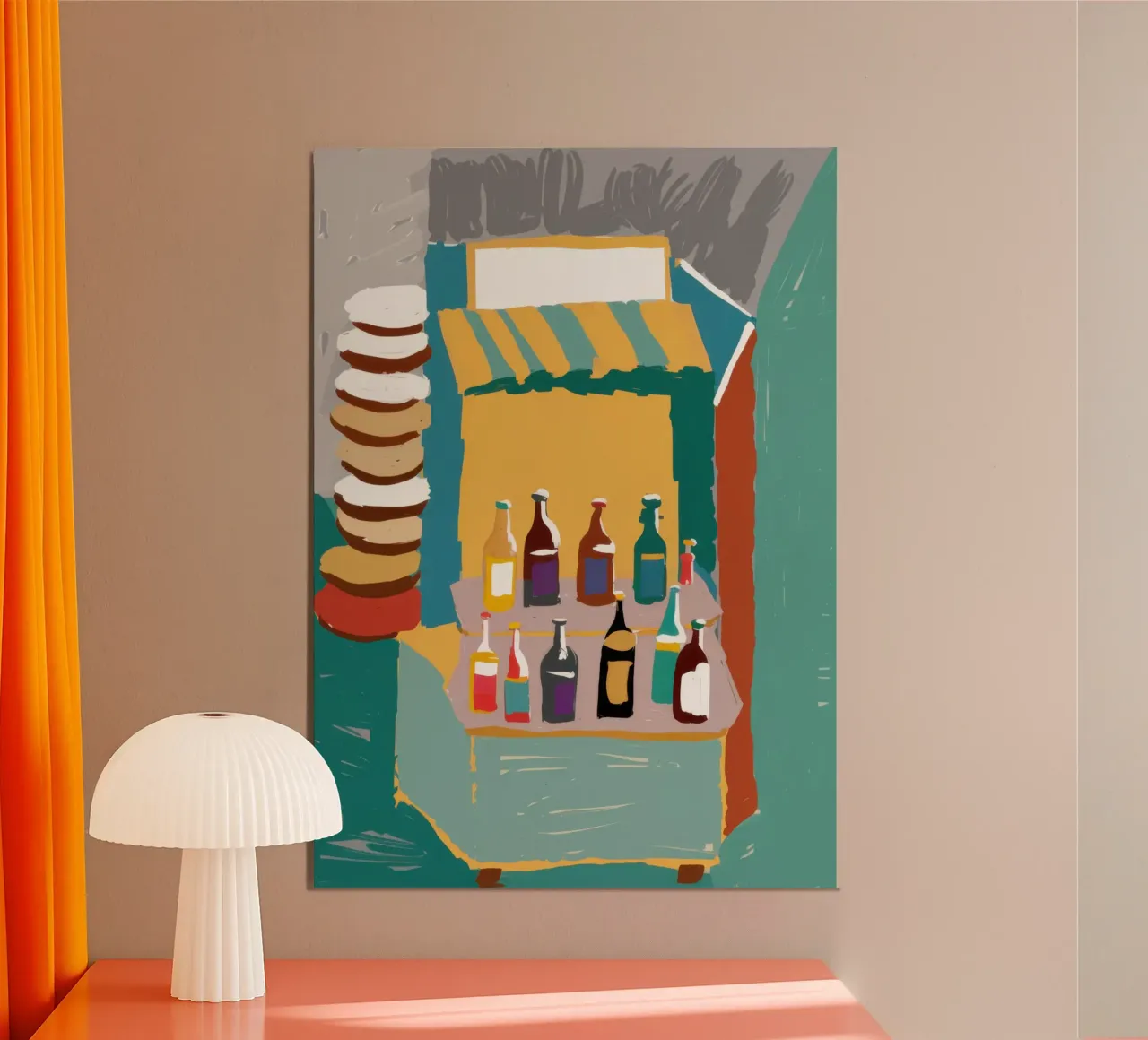 Quaint Bar Front alluminio dibond da Giant Foxs