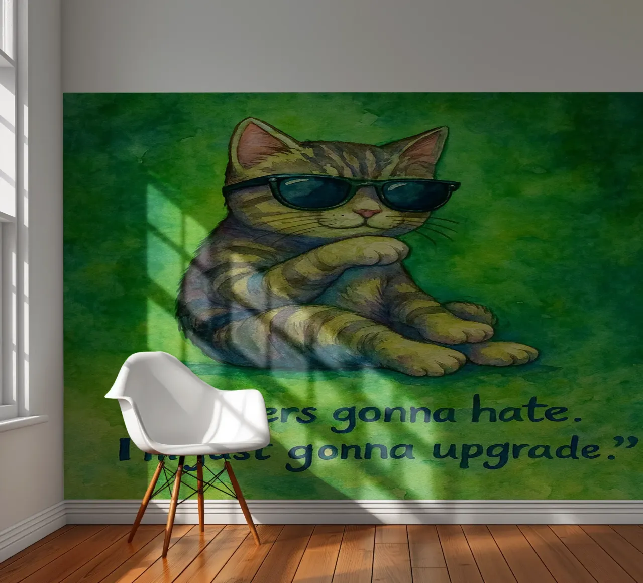 funny cat haters gonna hate photo wallpaper by Mirage