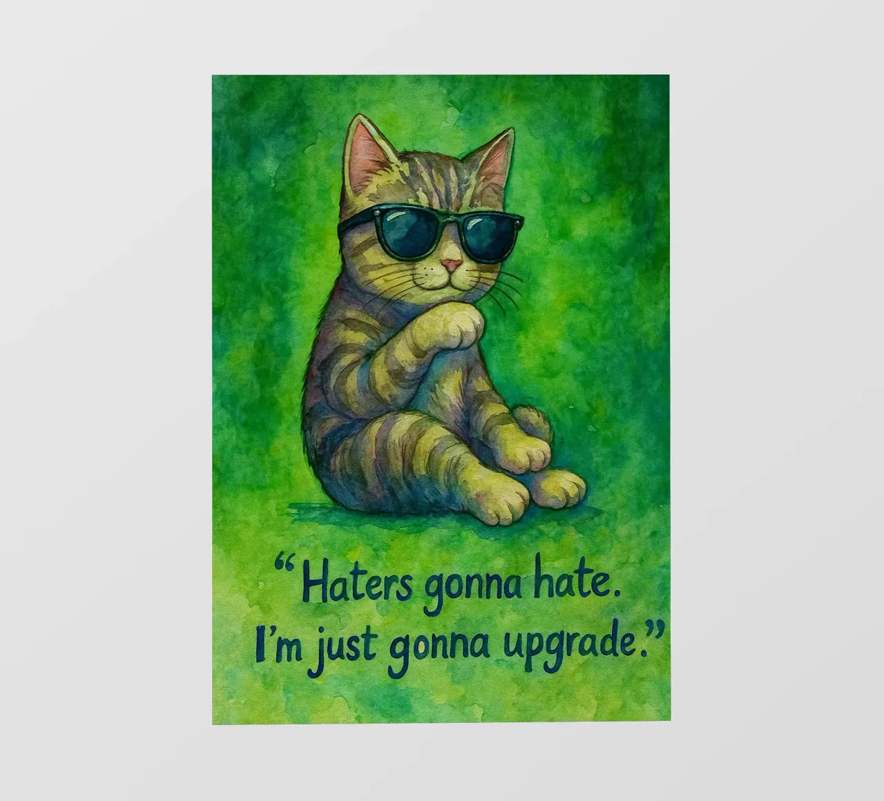 funny cat haters gonna hate photo wallpaper by Mirage