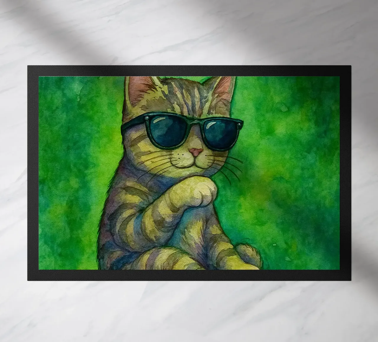 funny cat haters gonna hate deurmat van Mirage