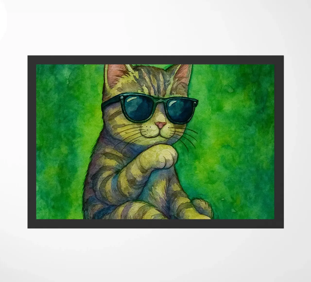 funny cat haters gonna hate deurmat van Mirage