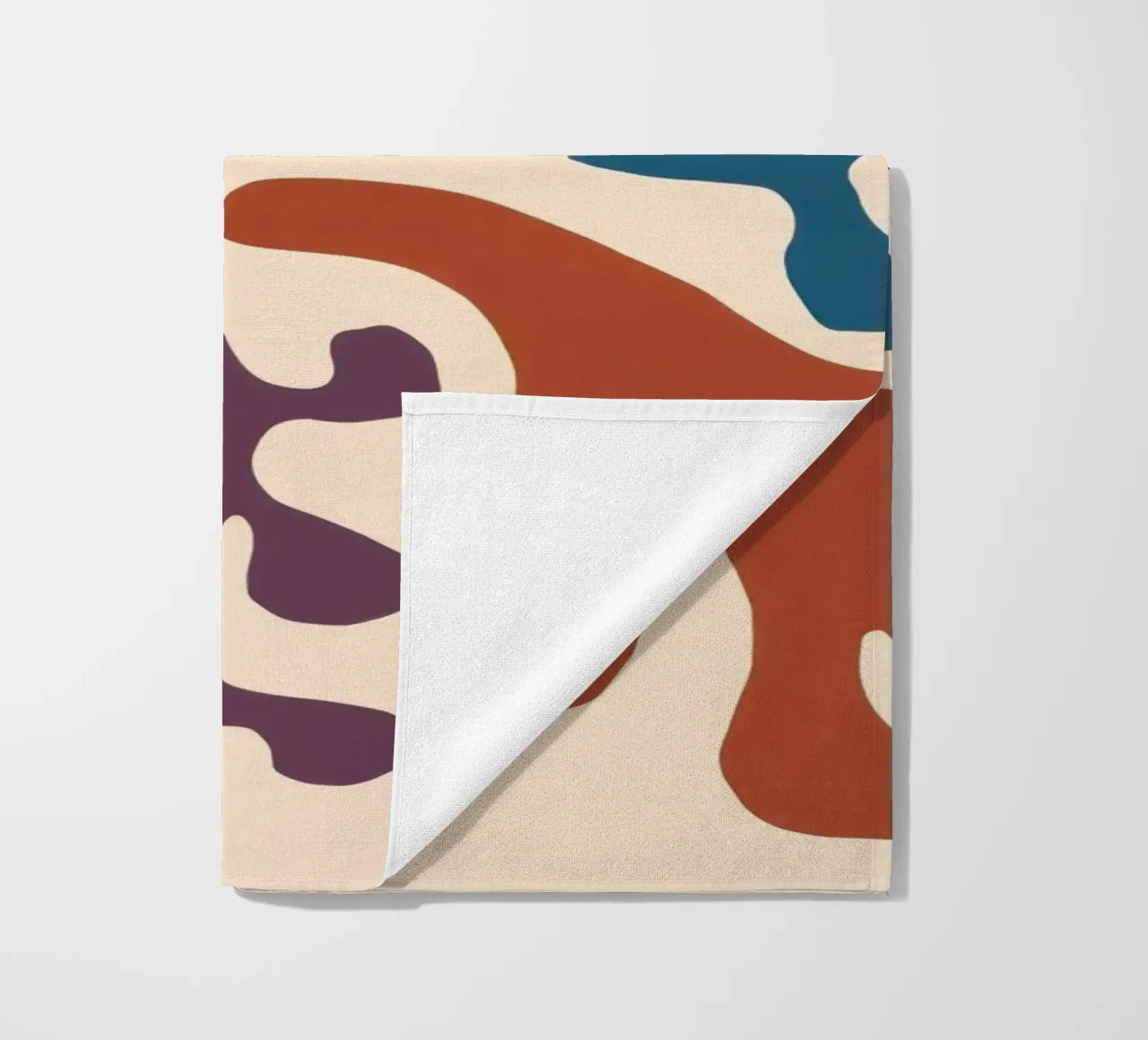 Coral Reef Leaves beach towel by Reds Jays