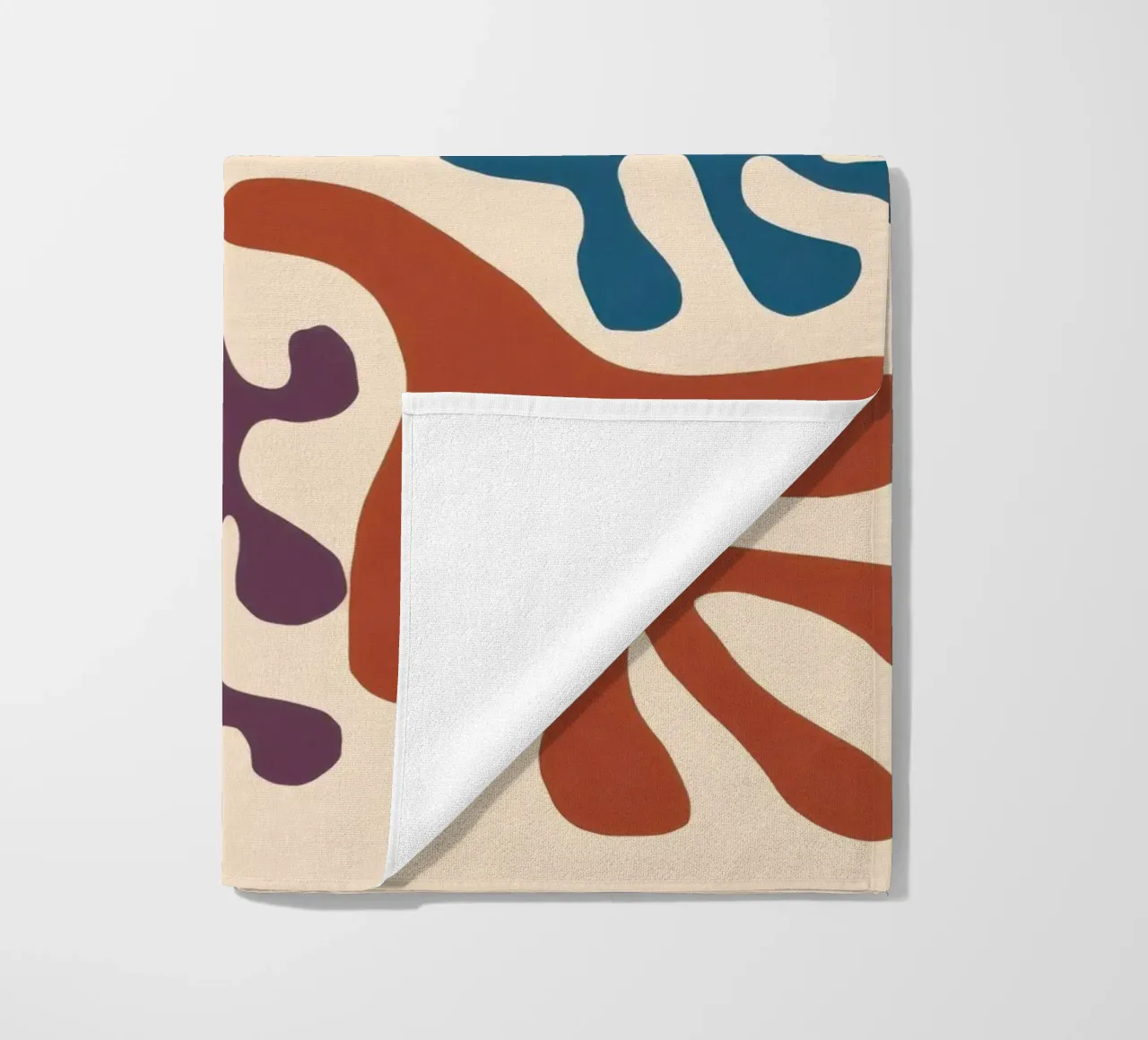 Coral Reef Leaves beach towel by Reds Jays