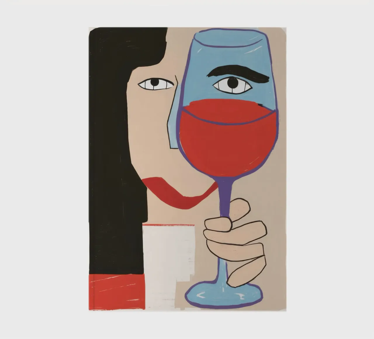 The Wine Gaze notebook by Ink Pulse