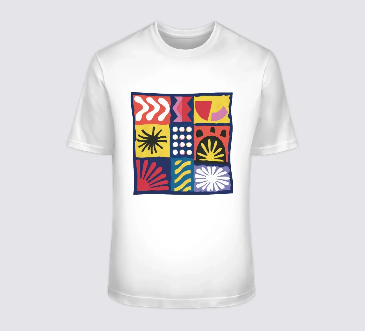Grafische Vorm Symfonie t-shirt van Mythy Brush