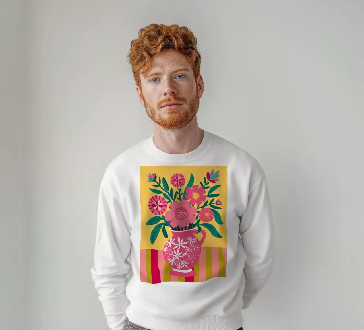 Gioia a righe fucsia felpa da Dream Gesso