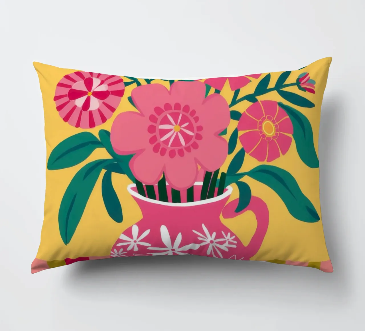 Gioia a righe fucsia cuscino da Dream Gesso