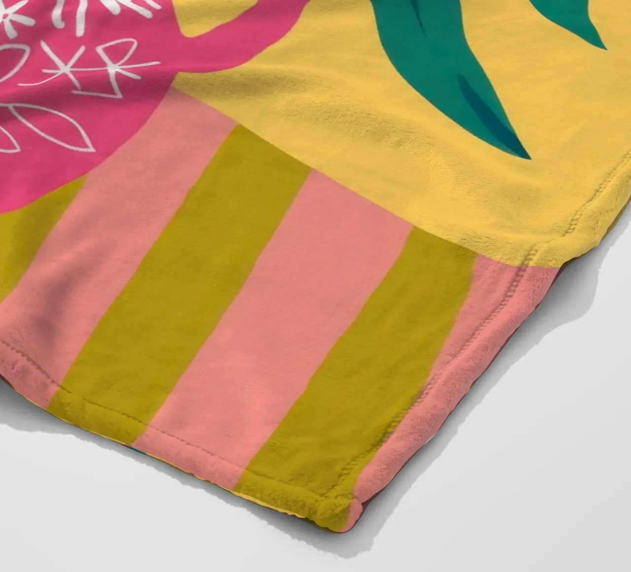 Gioia a righe fucsia coperta in pile da Dream Gesso