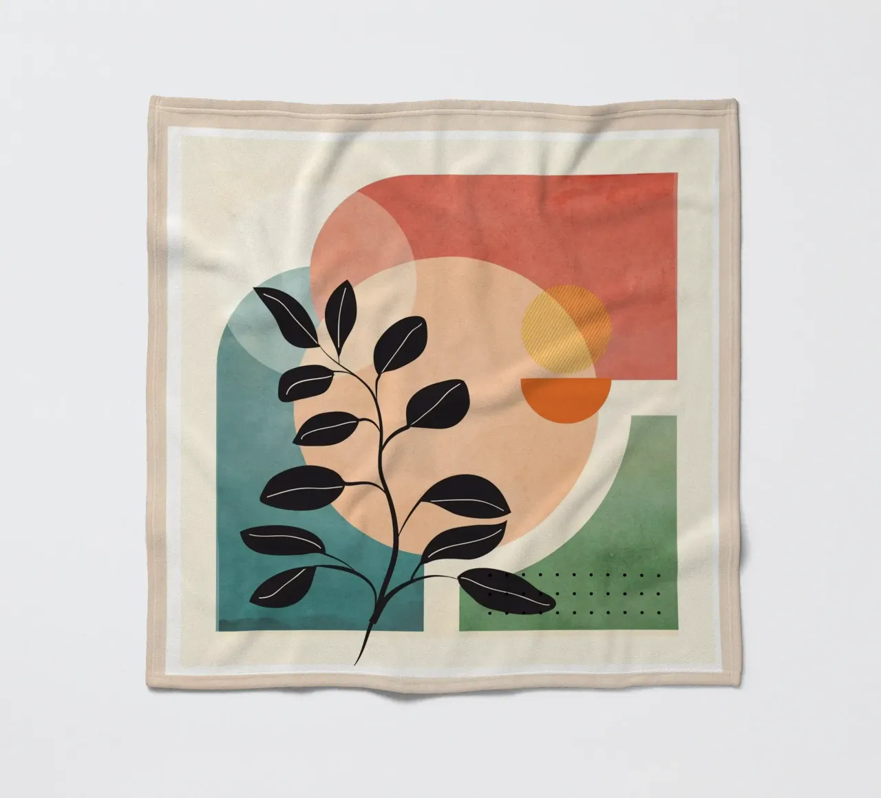 Tropical Geometry 03 coperta in pile da cityart