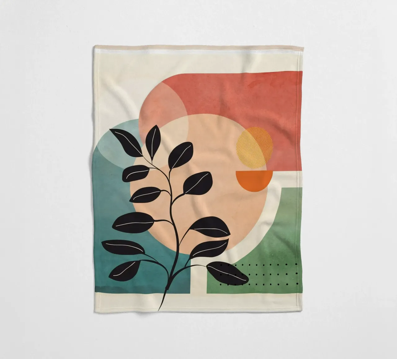 Tropical Geometry 03 coperta in pile da cityart