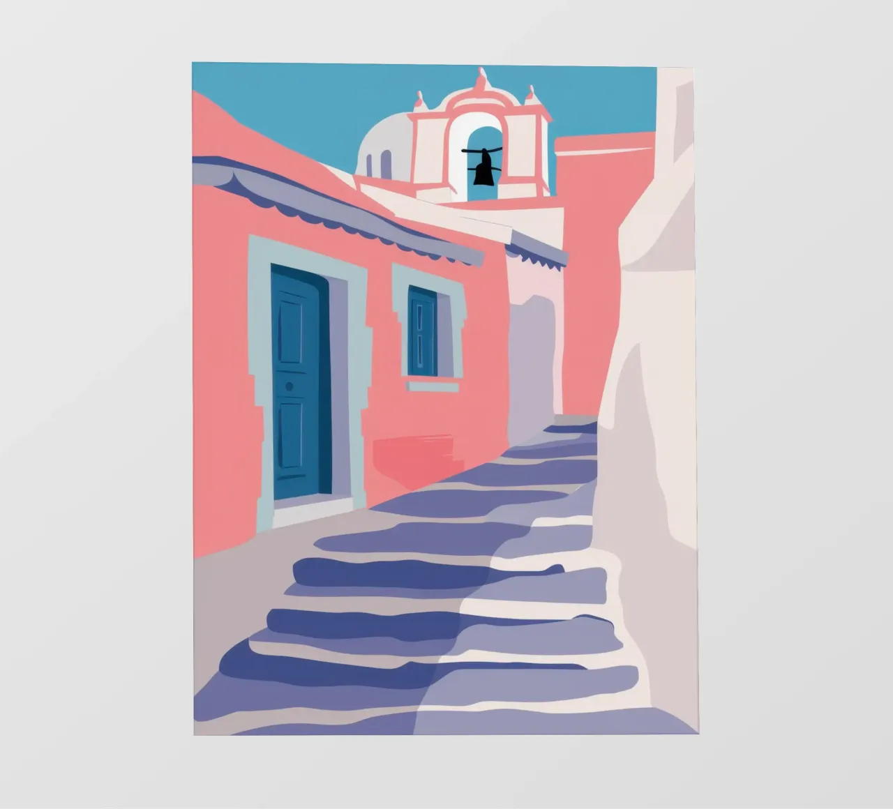 Scala per Santorini pellicola backlit da Mythy Brush