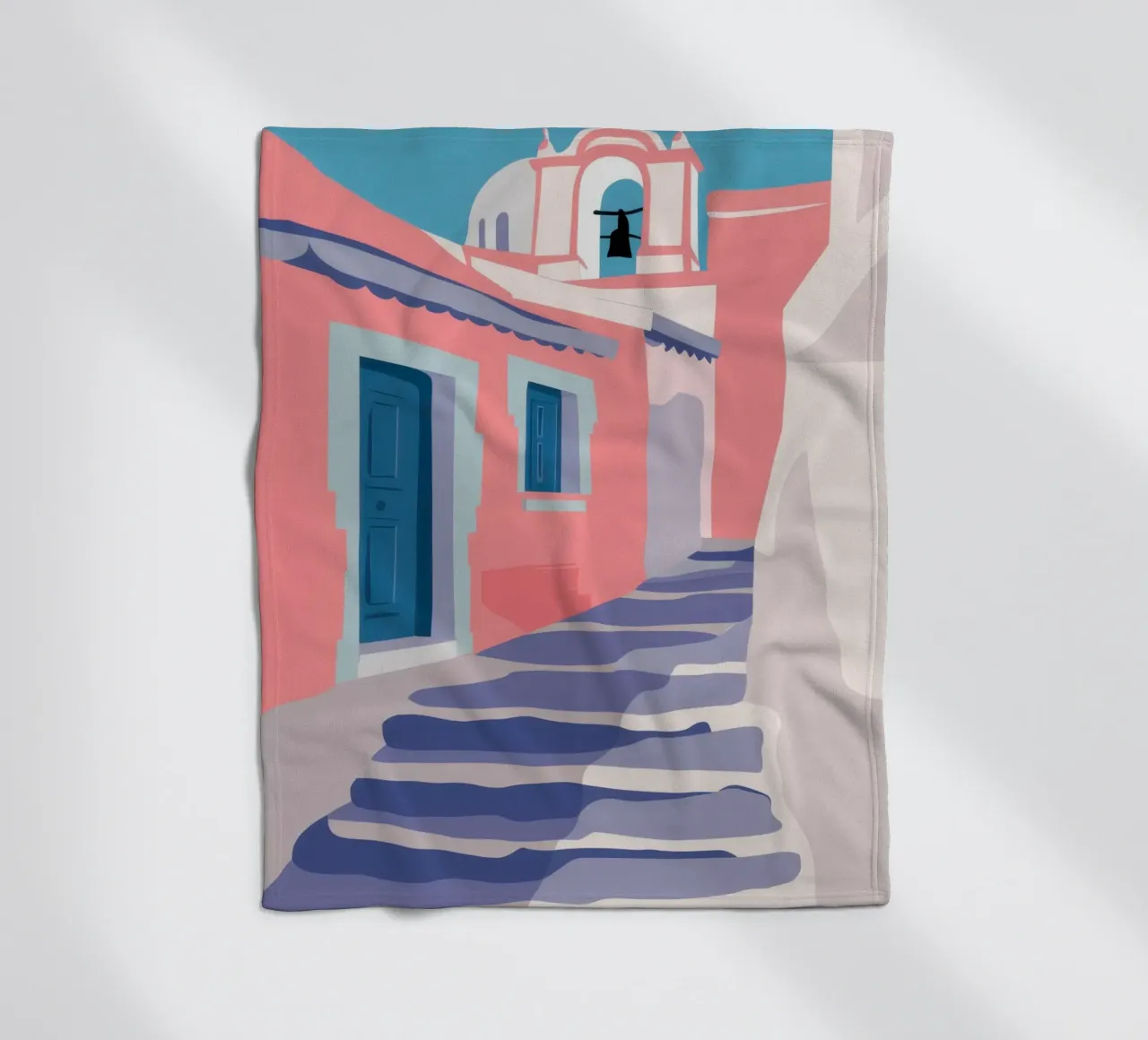 Scala per Santorini coperta in pile da Mythy Brush
