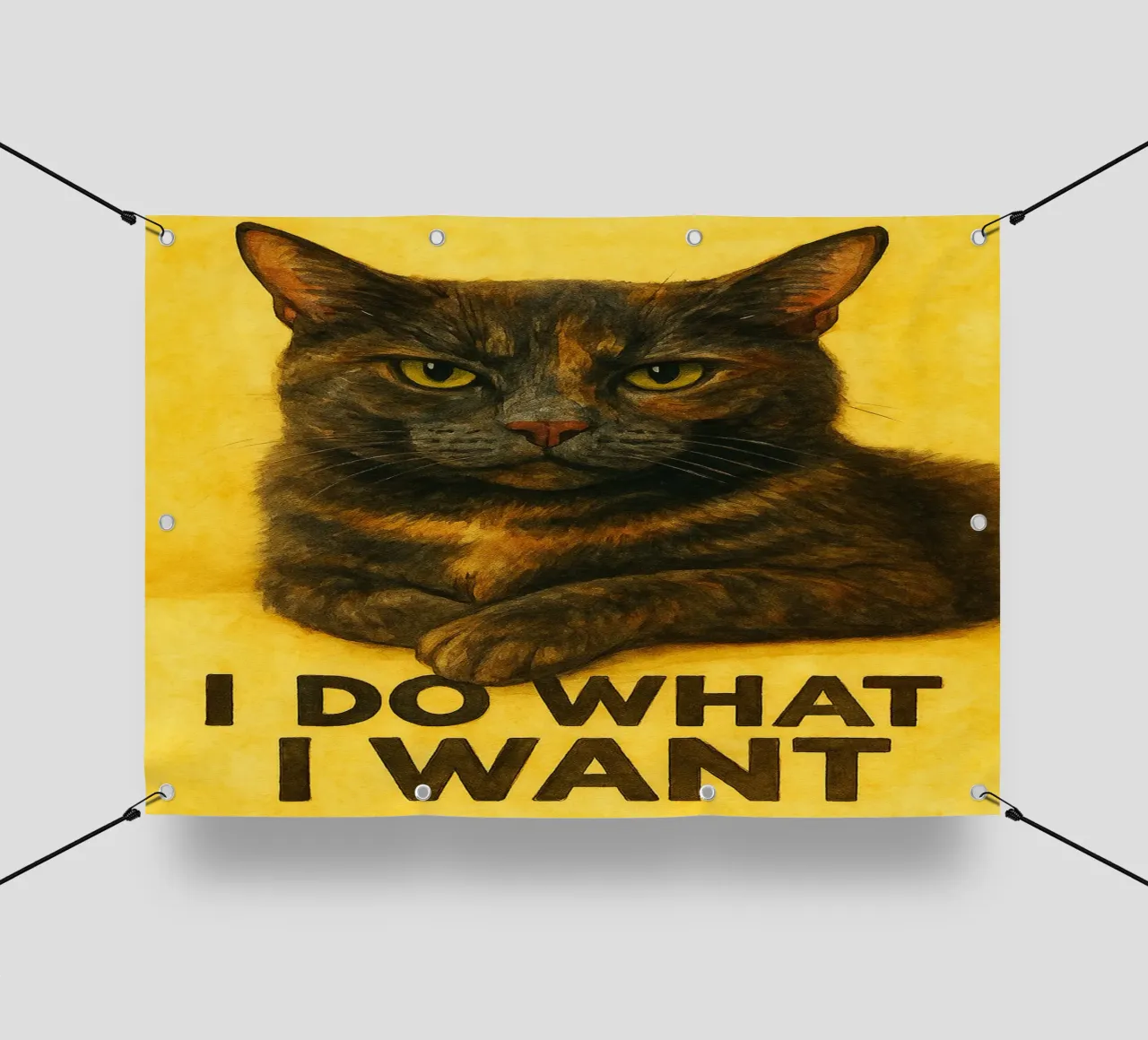 funny cat i do what i want pvc cover by Mirage