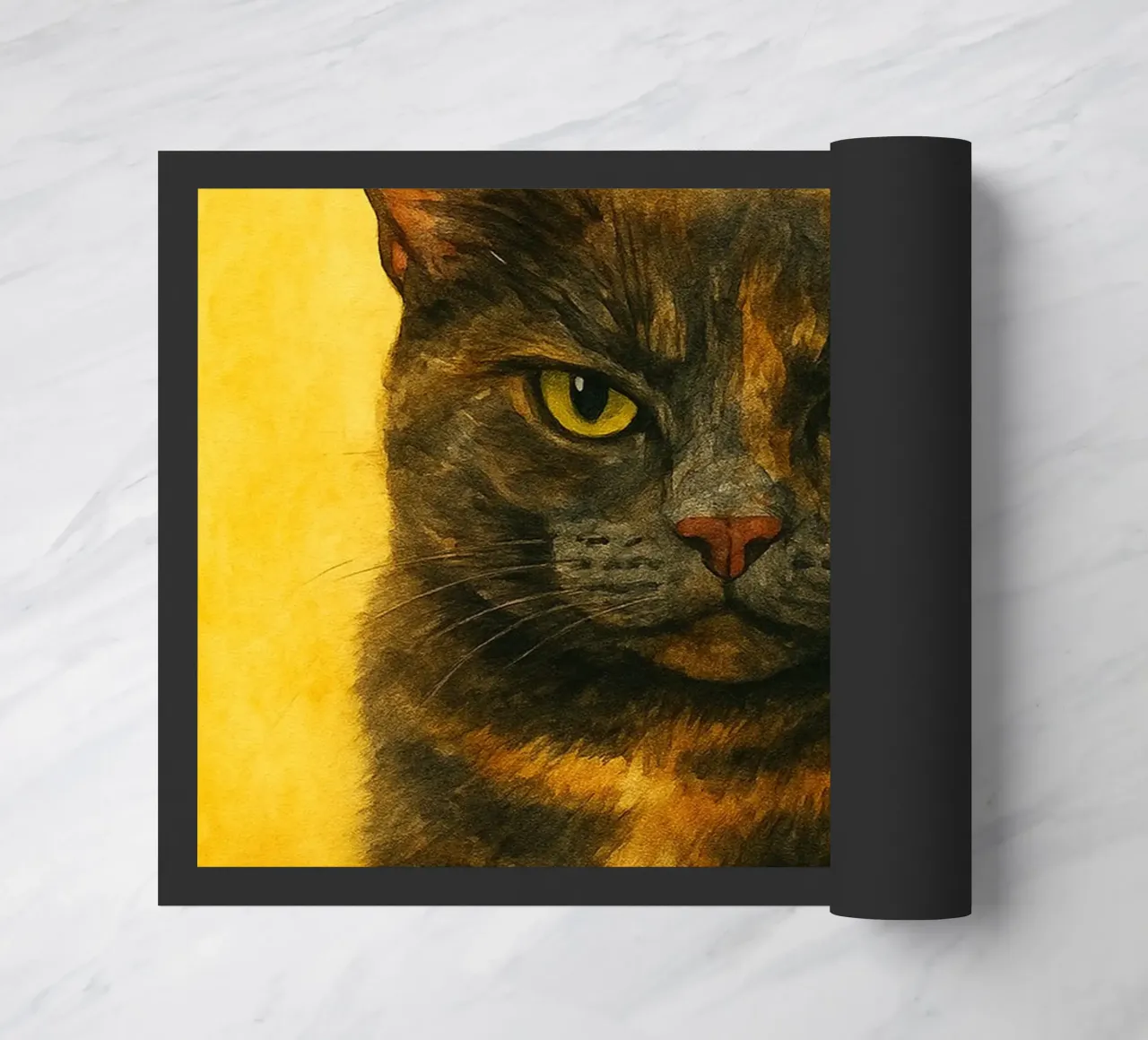 funny cat i do what i want doormat by Mirage