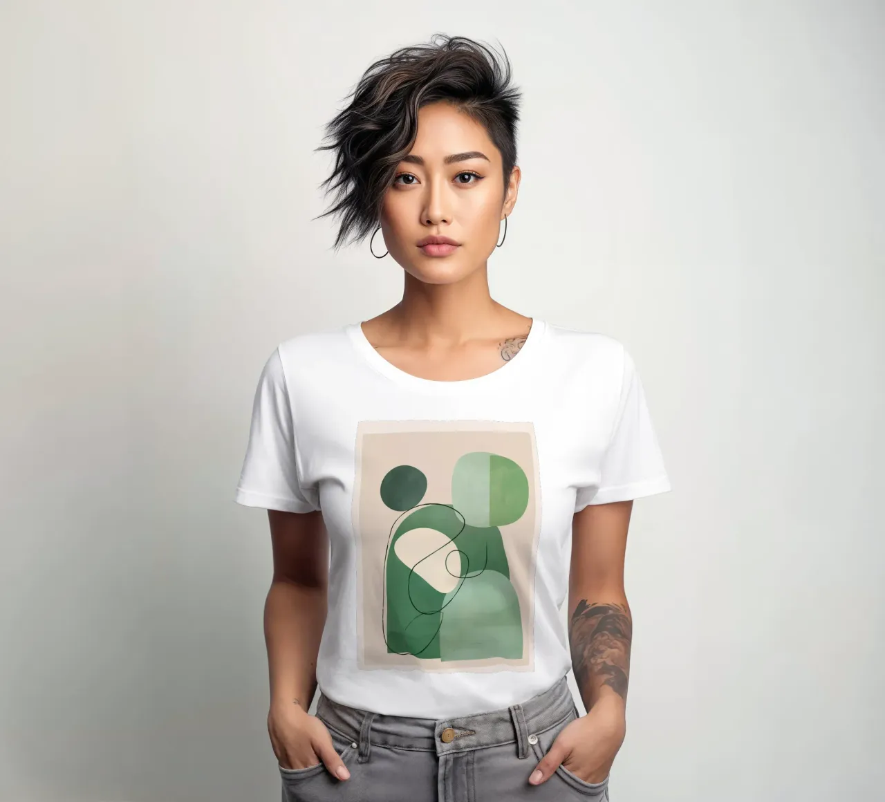 Floating Abstraction 3 t-shirt da donna da cityart