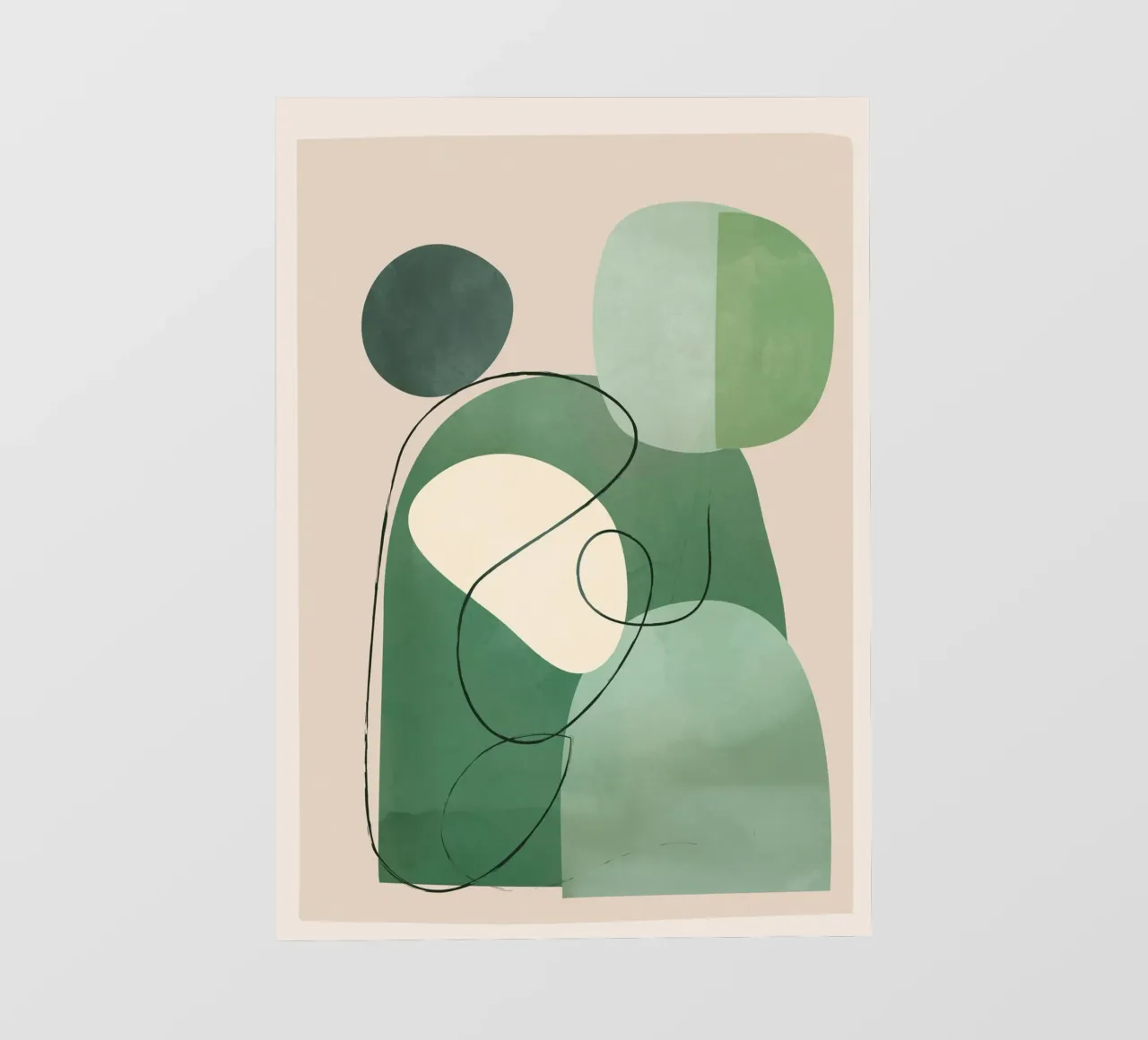 Floating Abstraction 3 telo in pvc da cityart