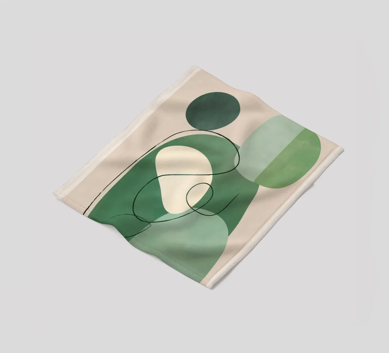 Floating Abstraction 3 coperta in pile da cityart