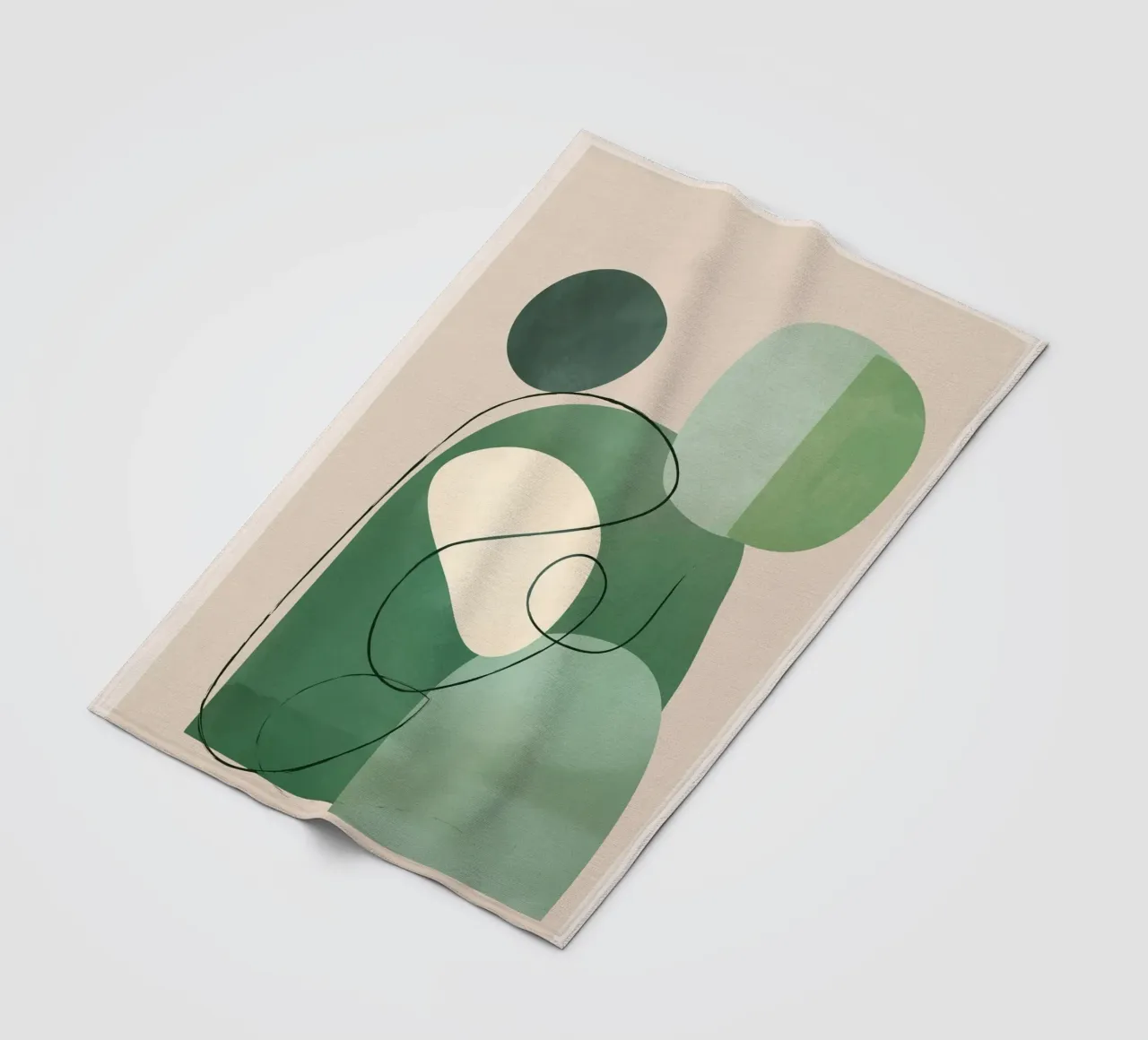 Floating Abstraction 3 fleece blanket by cityart