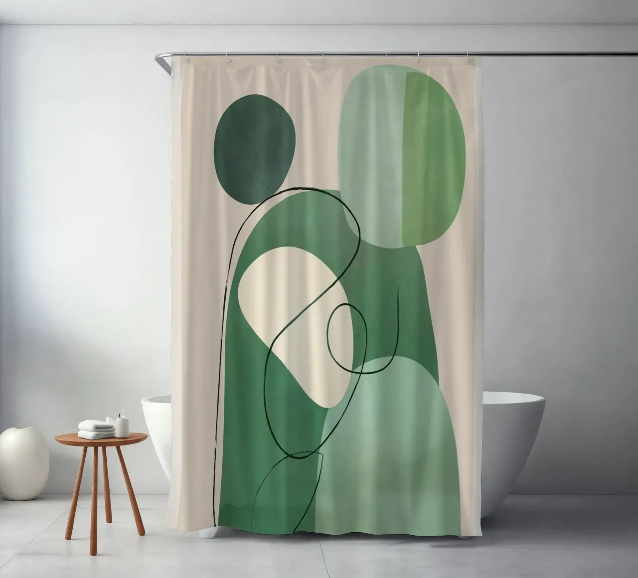 Floating Abstraction 3 tenda da doccia da cityart