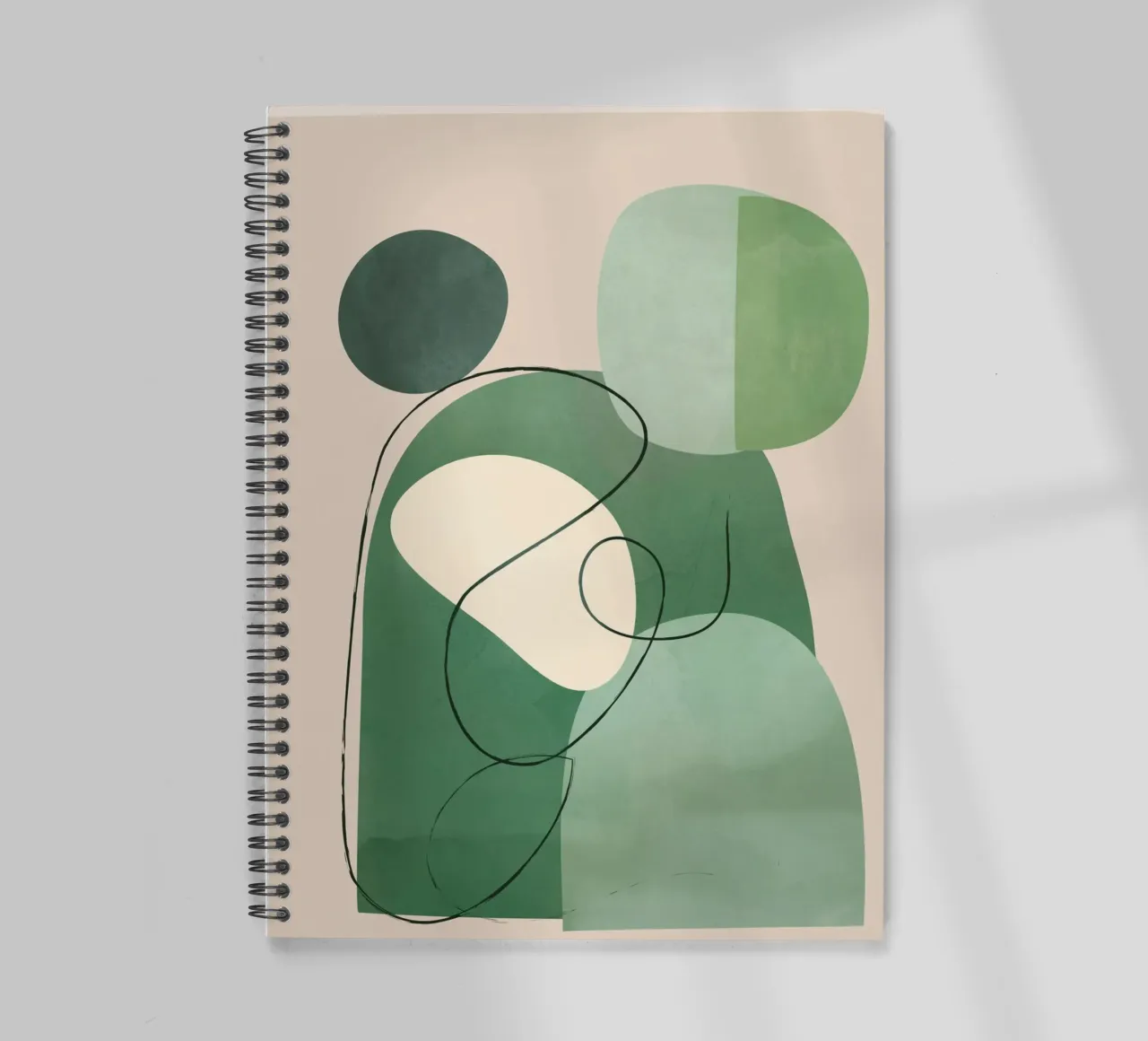 Floating Abstraction 3 spiral notebook by cityart