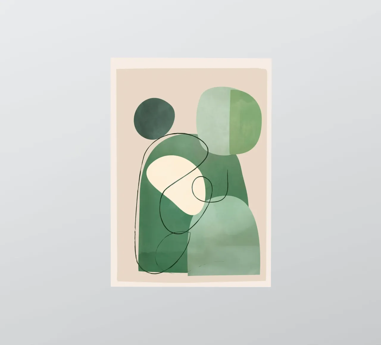 Floating Abstraction 3 adesivo da cityart