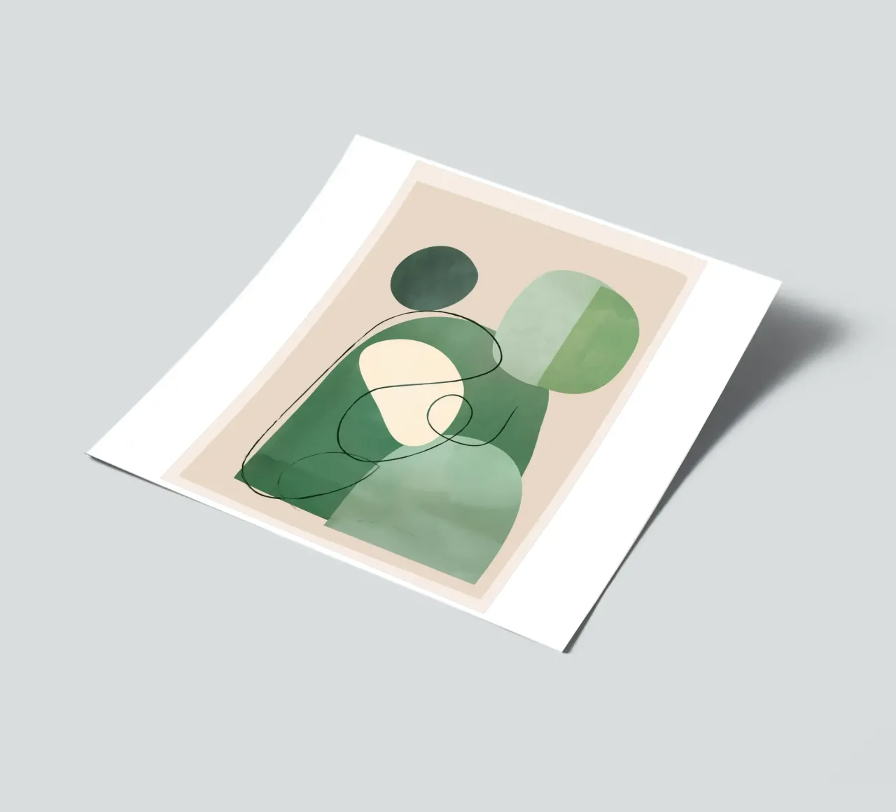 Floating Abstraction 3 foglio adesivo da cityart