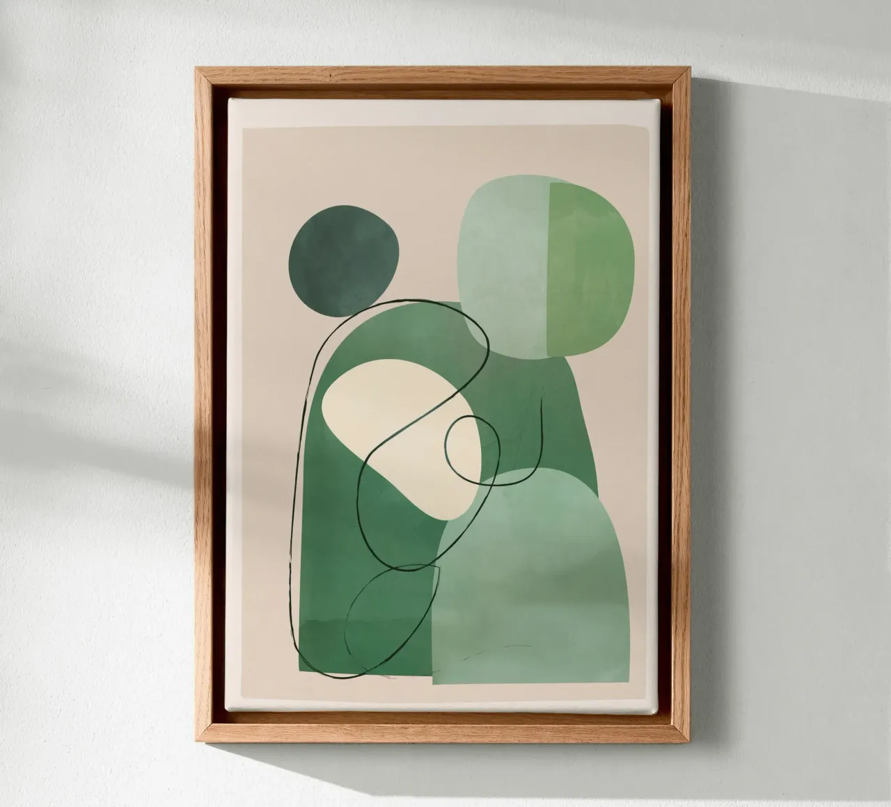 Floating Abstraction 3 canvas by cityart