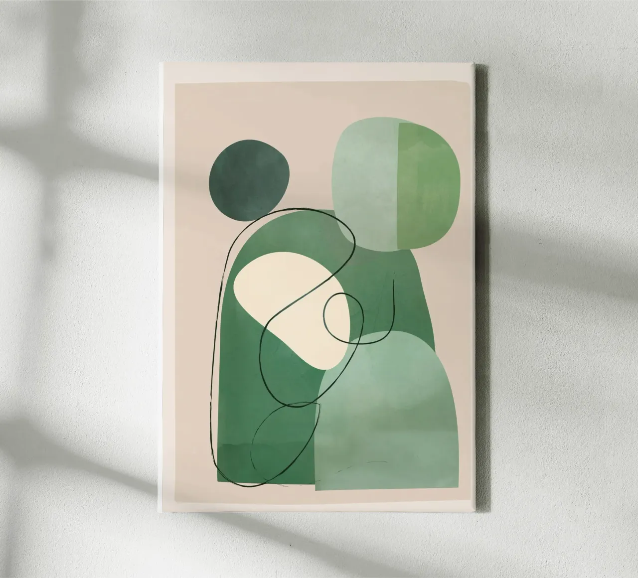 Floating Abstraction 3 canvas by cityart