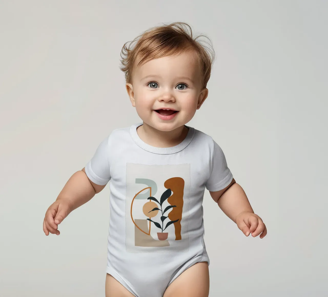 Soft Shapes VI body neonato maniche corte da cityart
