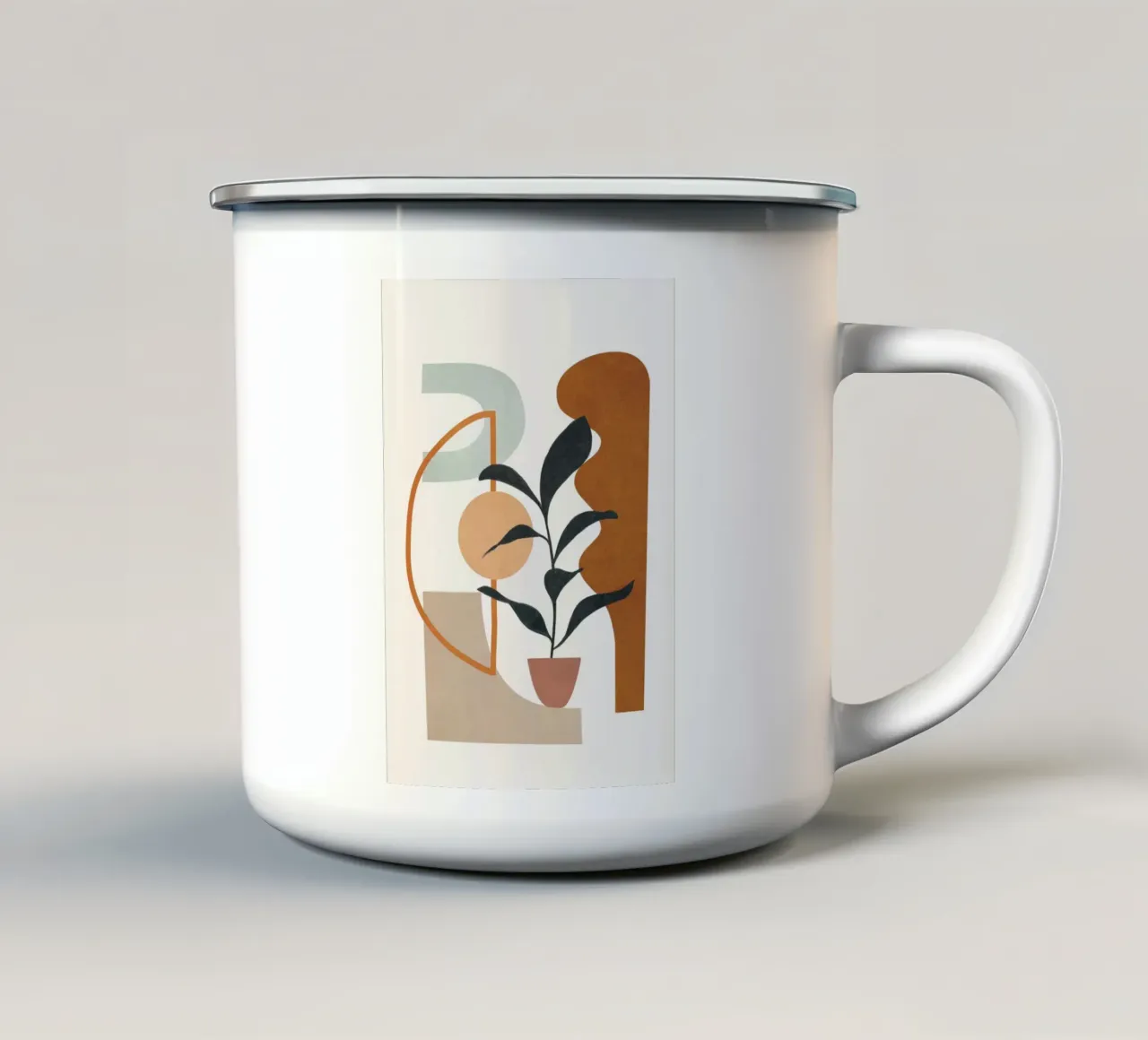 Soft Shapes VI tazza in smalto da cityart