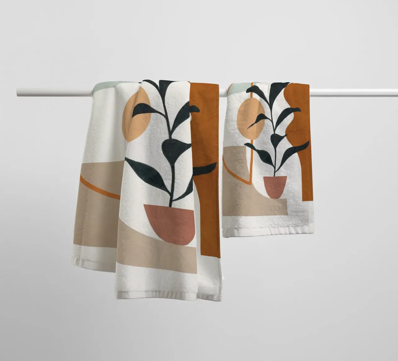 Soft Shapes VI asciugamano da bagno da cityart