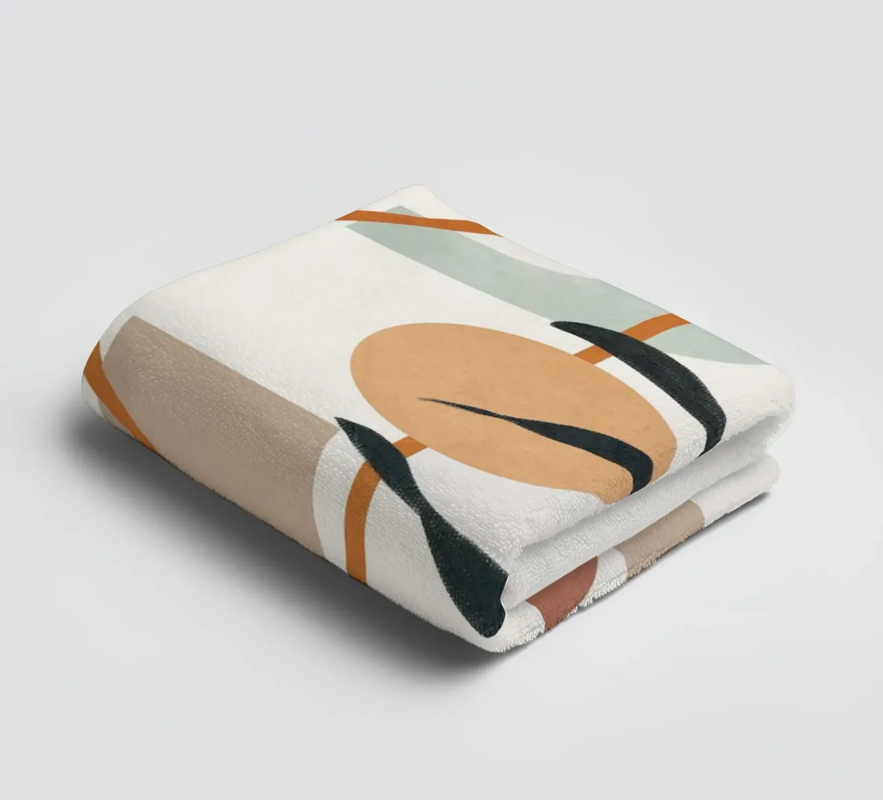 Soft Shapes VI asciugamano da bagno da cityart