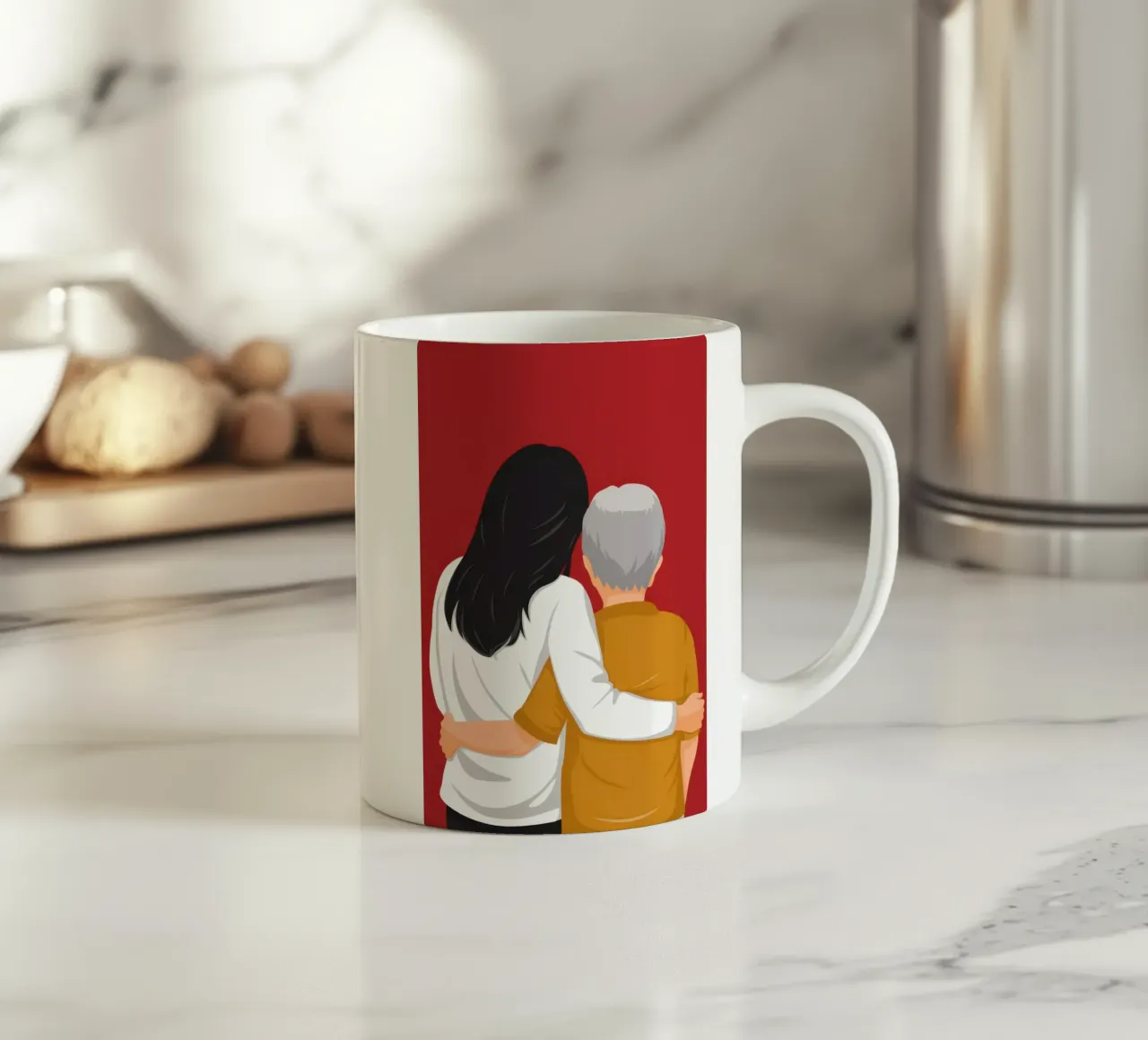 Profilo dell'amore generazionale tazza in ceramica da Giant Foxs