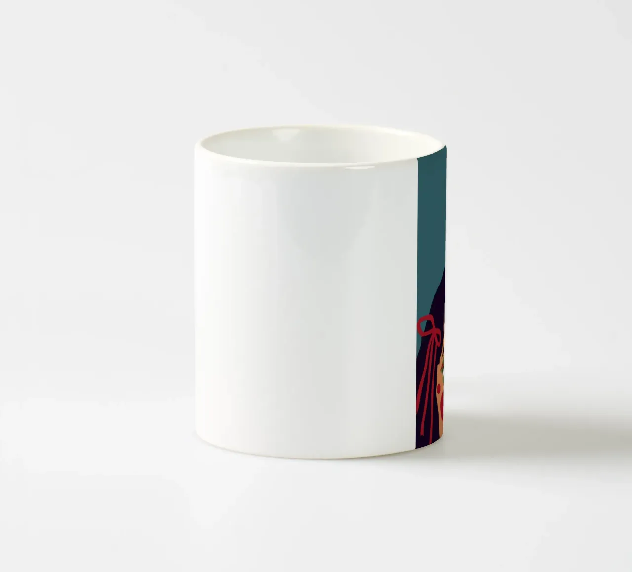 Nastri con occhio di smeraldo tazza in ceramica da Rain Balance