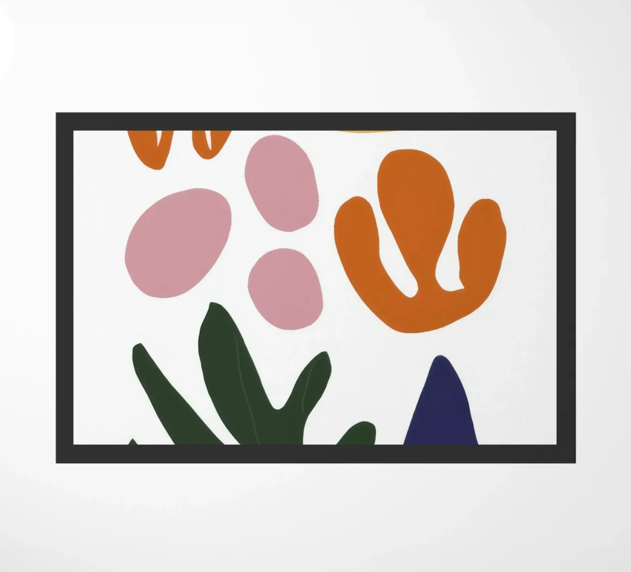 Floating Form Study doormat by Reds Jays