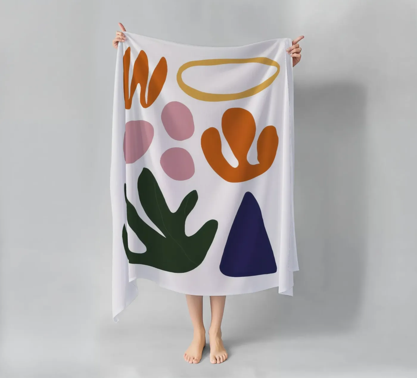 Floating Form Study beach towel by Reds Jays