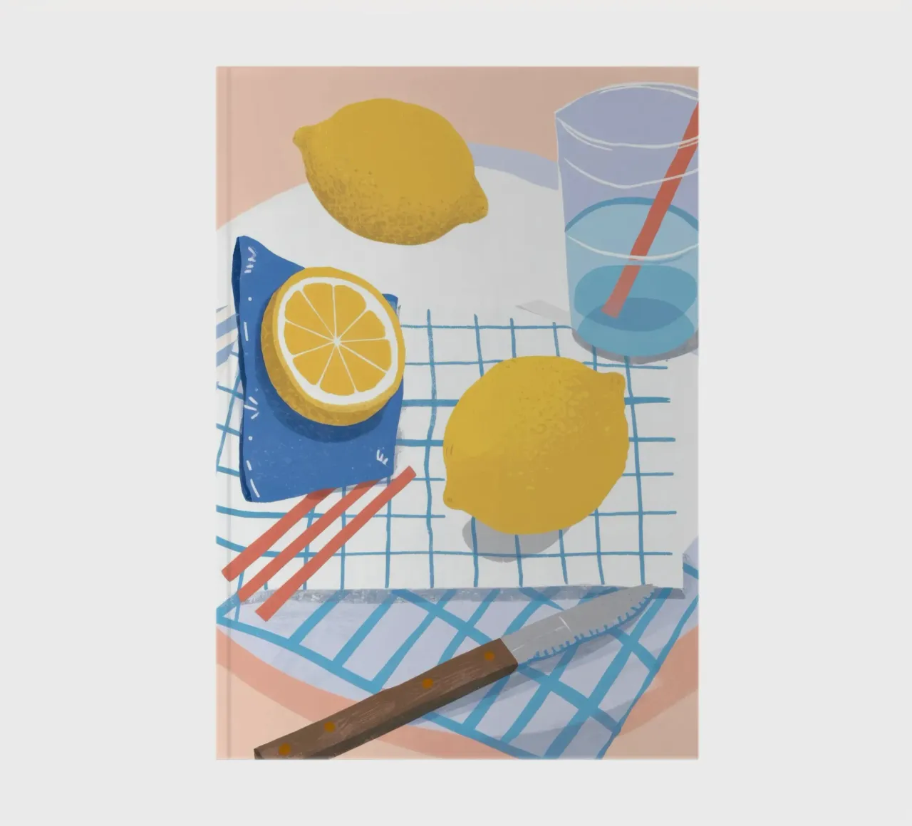 Rituel de l'eau au citron carnet de notes de Ink Pulse