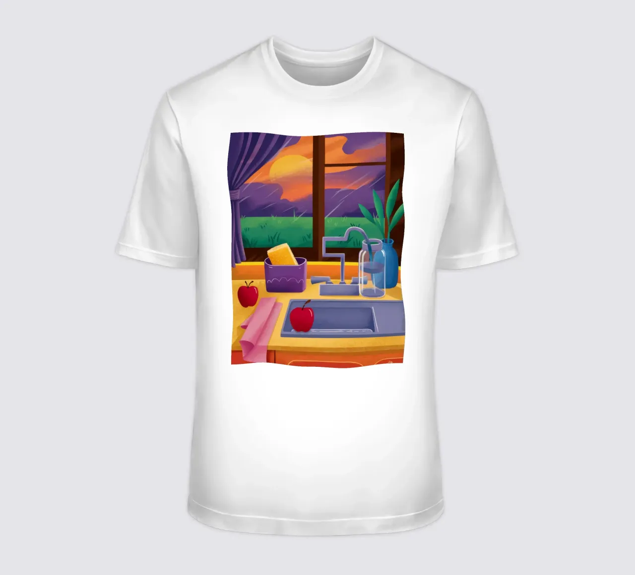 Crepuscolo in cucina Stillness t-shirt da Monuments Fire