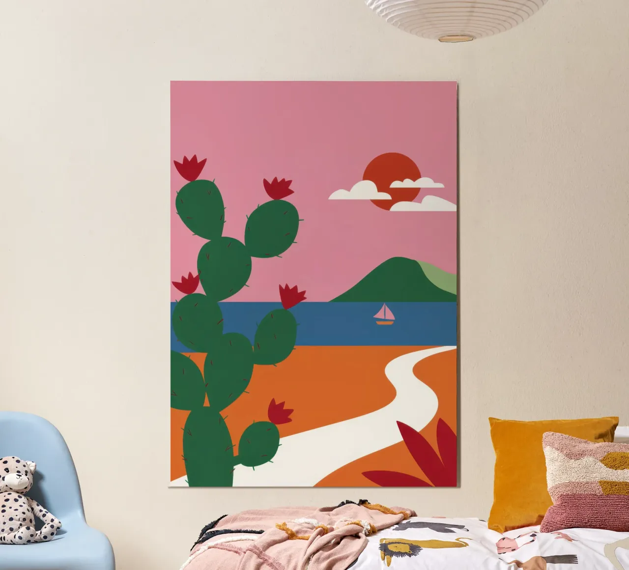 Pastel Desert Path Poster von Giant Foxs