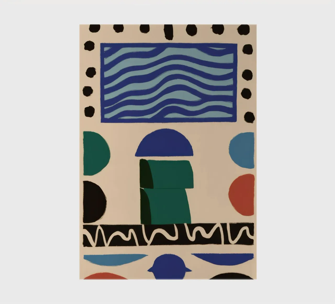 Bauhaus Bold Window notebook by Dream Gesso