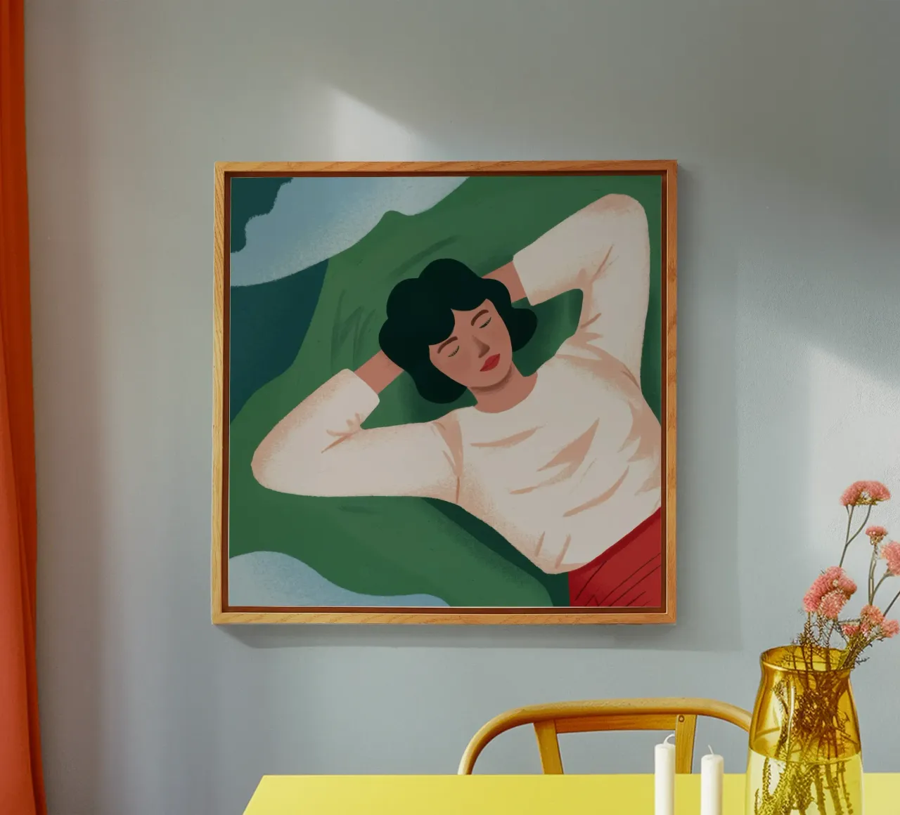 Sogno ad occhi aperti Verdant Repose plexiglass da Reds Jays