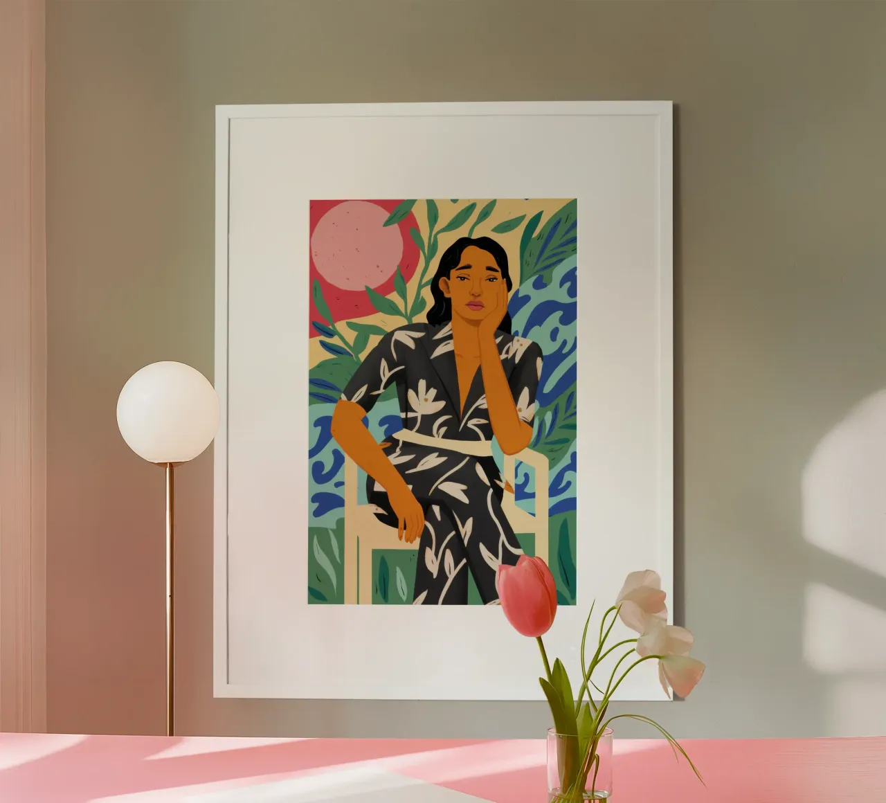 Diva del sogno ad occhi aperti botanico carta hahnemühle da Monuments Fire
