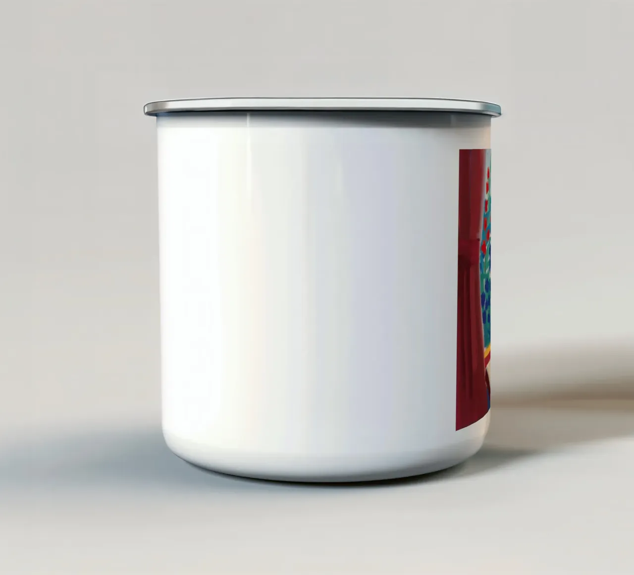 Osservatore di finestre cremisi tazza in smalto da Dream Gesso